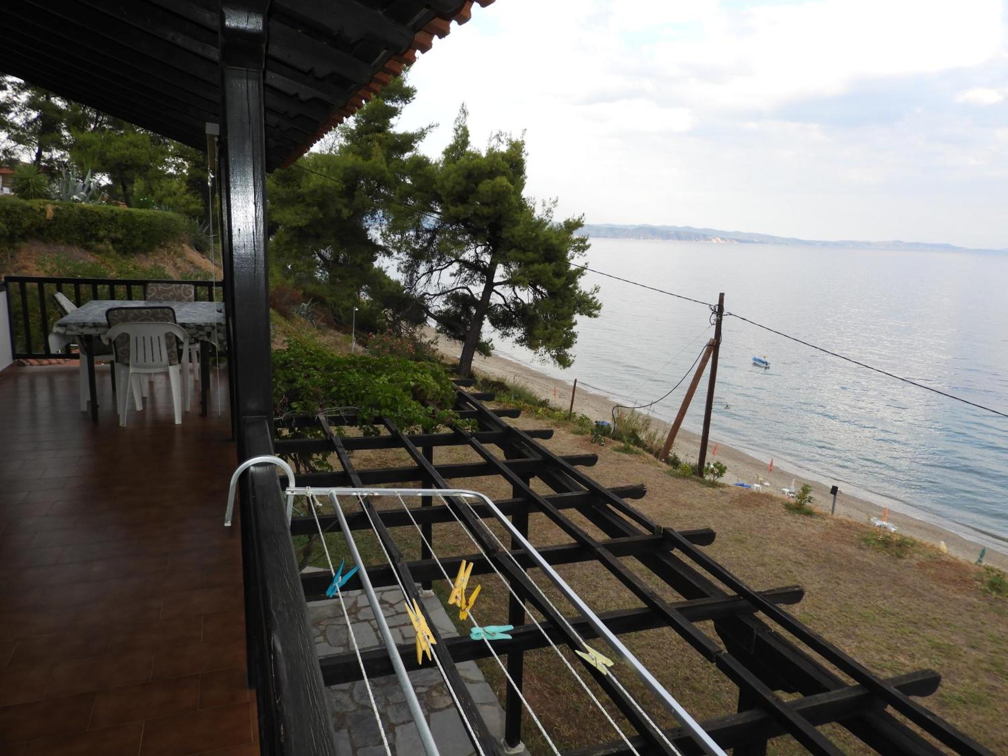 Sangue Blu Beachfront Villa Apartment Айос-Николаос Экстерьер фото