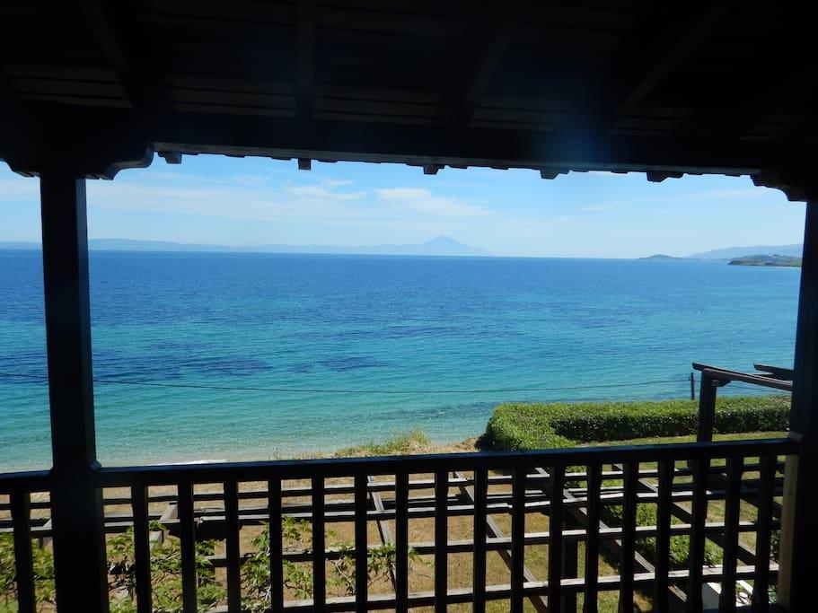 Sangue Blu Beachfront Villa Apartment Айос-Николаос Экстерьер фото